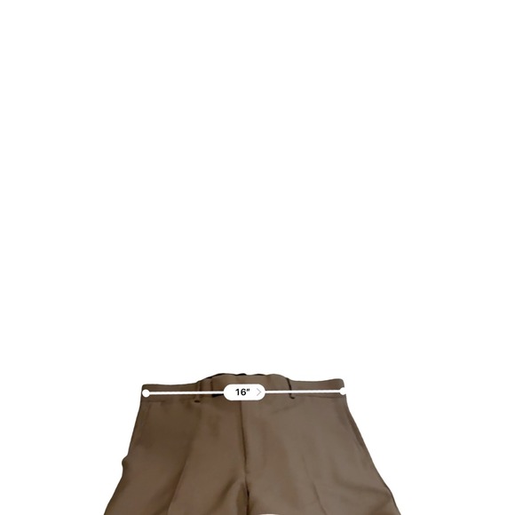 J.Ferrar Modern Fit Khaki Dress Pants Men 34x34 Flat Front Polyester - Picture 7 of 8